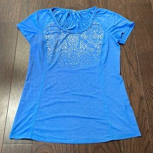 Lululemon Run: Wild Short Sleeve Tech Women’s Size 6 in Heathered Porcelain